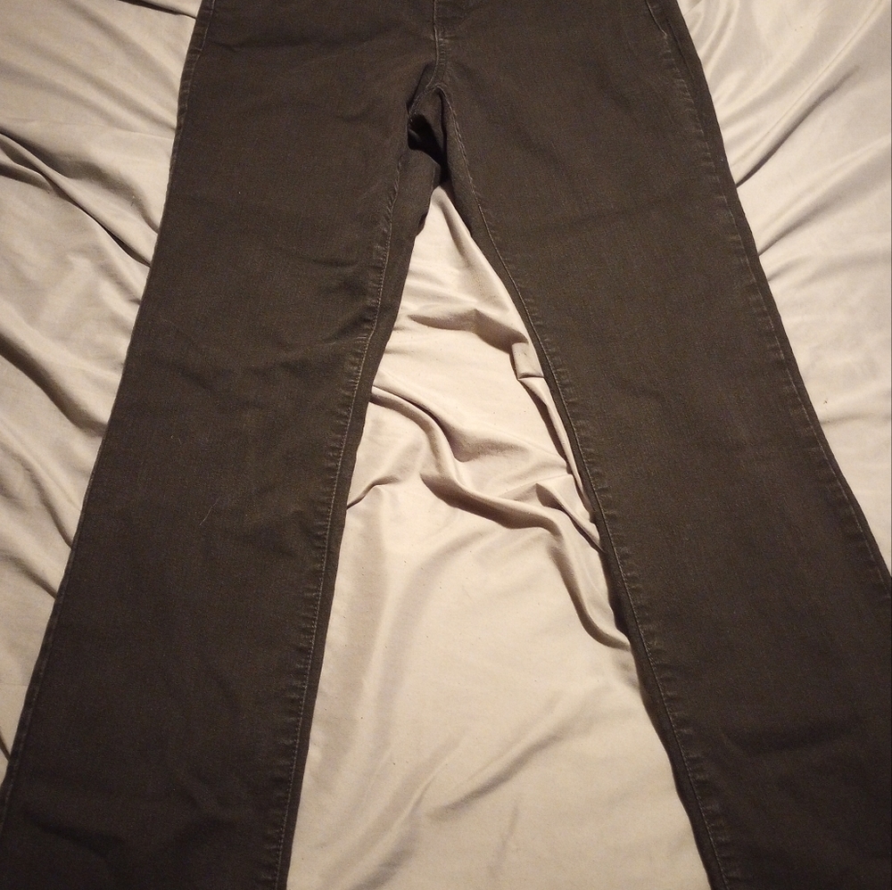 Women's jeans nine west vintage America straight cut black jeans